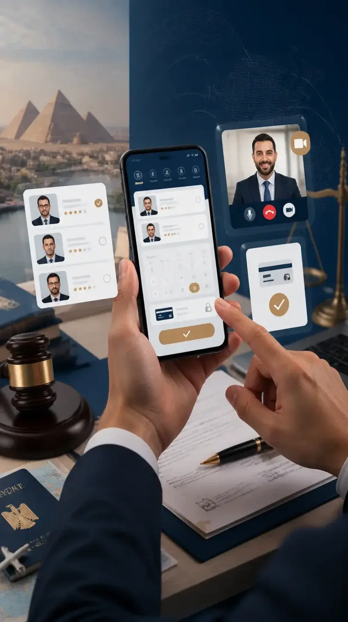 Steps to Book an Online Legal Consultation in Egypt