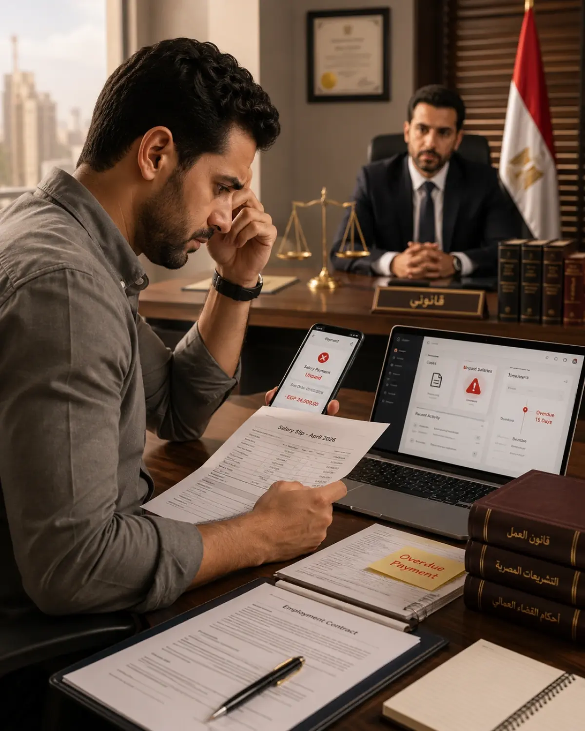 تأخر أو عدم صرف الراتب في مصر 2026: حقوق العامل وخطوات الشكوى