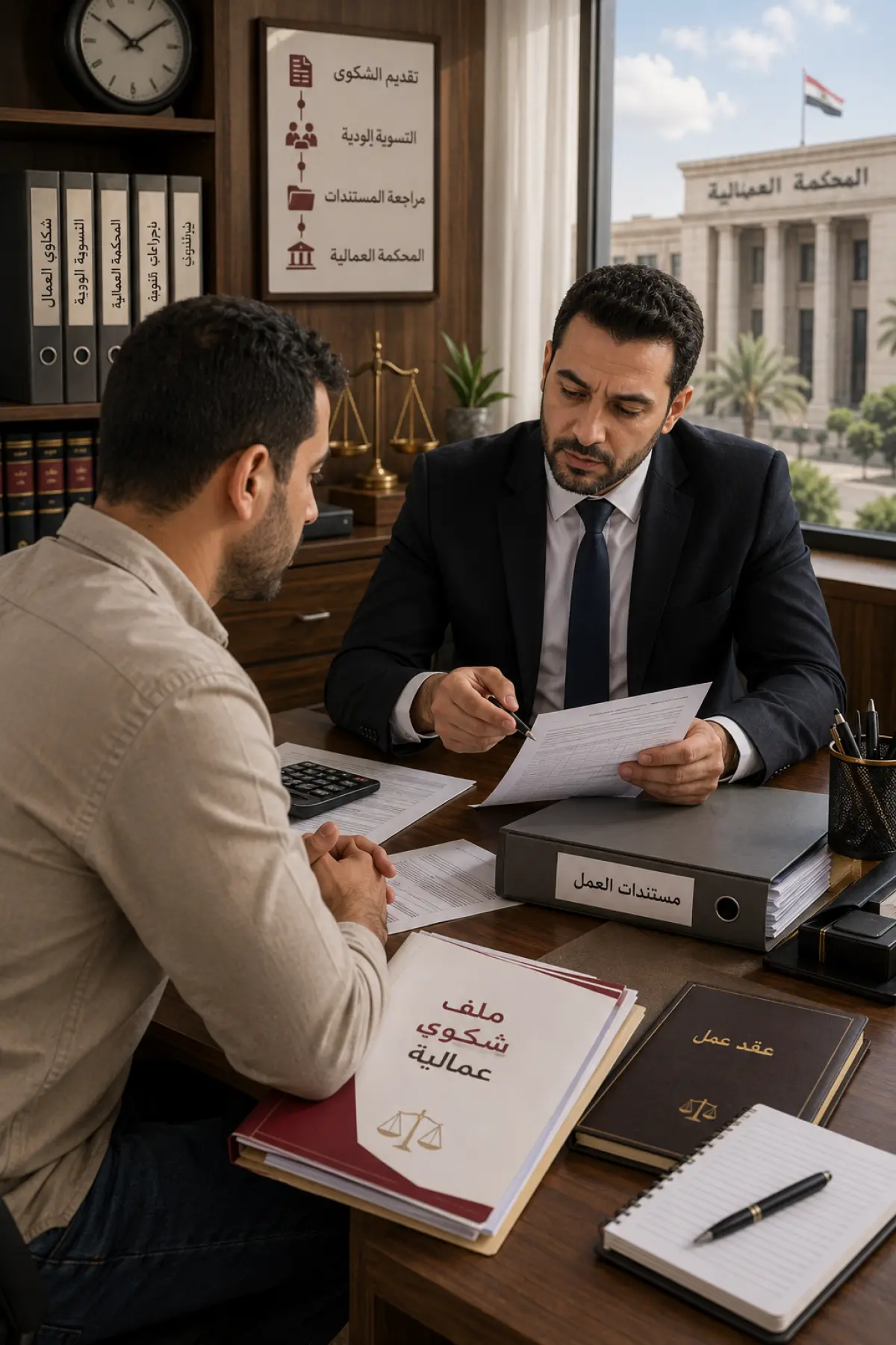 مدة نظر شكوى مكتب العمل في مصر 2026: ماذا يحدث بعد تقديم الشكوى؟